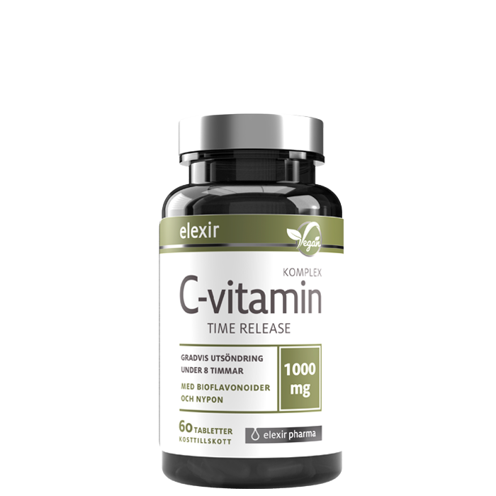 Bilde av C-vitamin 1000 Mg Time Release 60 Tabletter