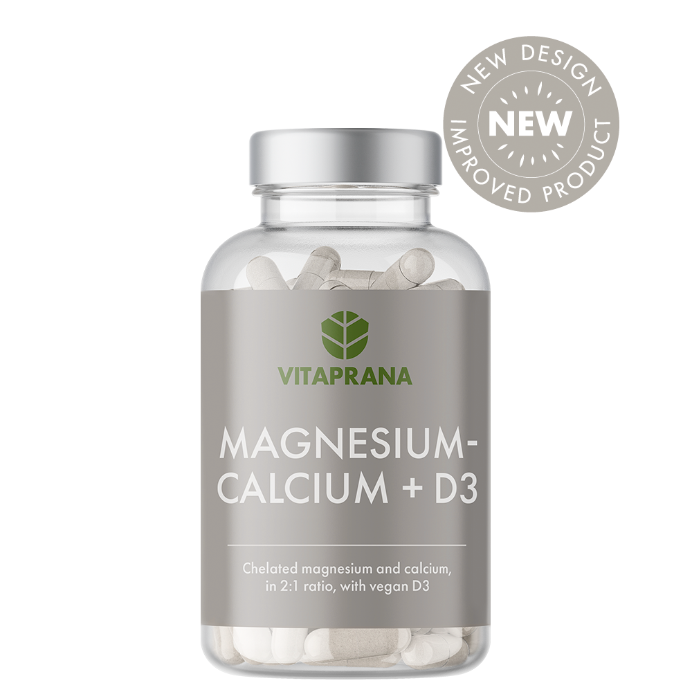 Bilde av Magnesium-kalsium + D3, 100 Kapslar