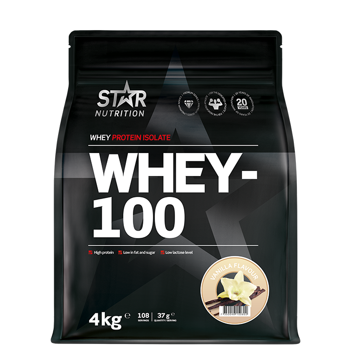 Whey-100 Myseprotein 4 kg
