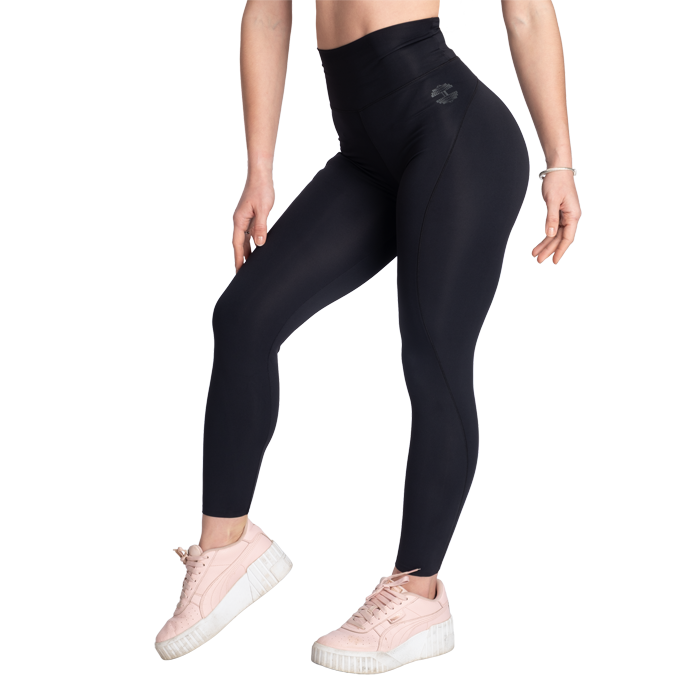 High Waist Leggings Svart