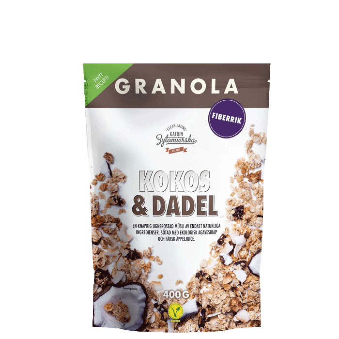 Granola Kokos & Daddel, 400 g