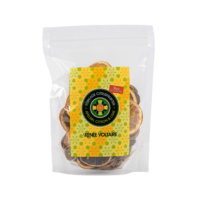 Tørkede Sitrusfrukter Appelsin, Sitron & Lime 100 g