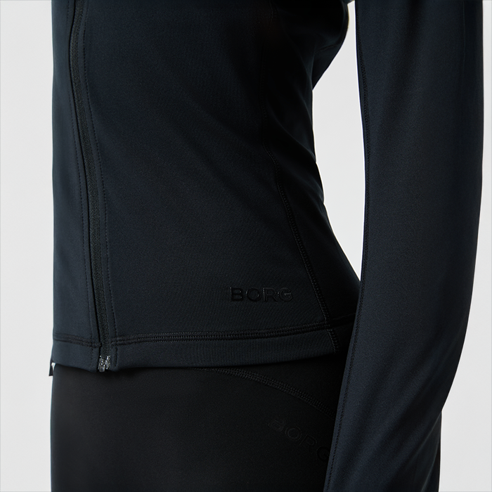 Borg Full Zip Tr&ouml;ja Svart