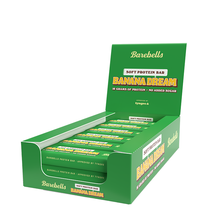 12 x Barebells Soft Bar, 55 g, Banana Dream
