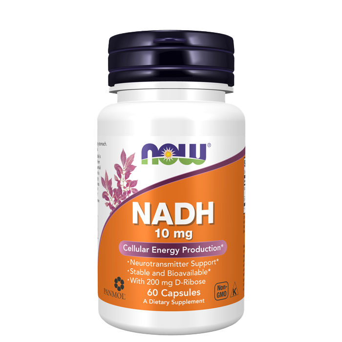 NADH 10 mg + 200 mg Ribose 60 kapsler