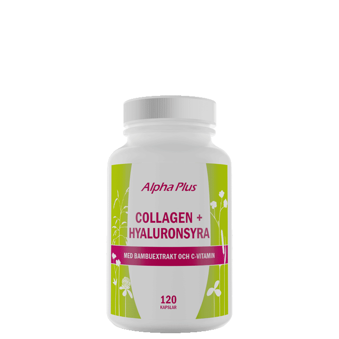 Collagen + Hyaluronsyra 120 kapsler