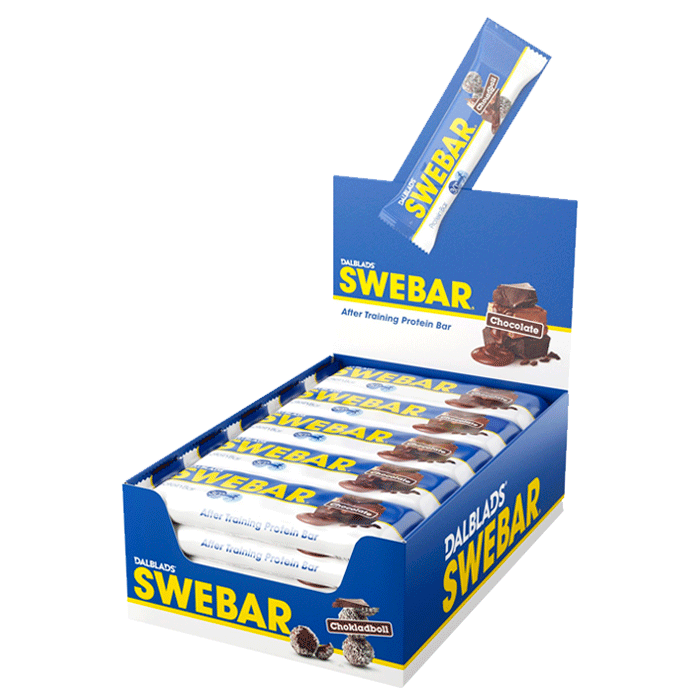 15 x Swebar Proteinbar 55 g chocolate