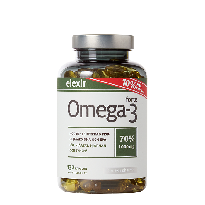 Omega-3 forte 1000 mg 132 kapsler
