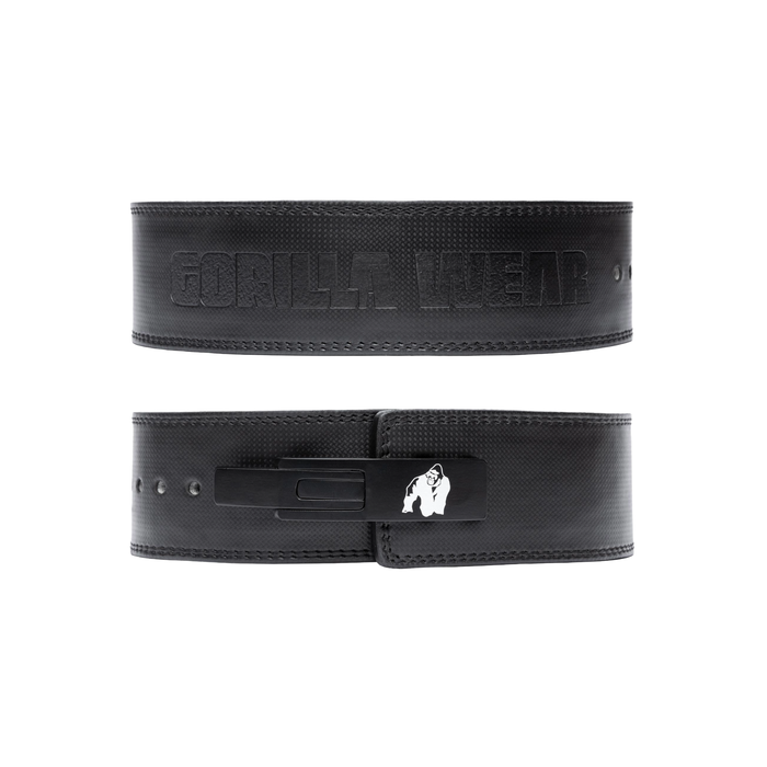 Carbon Leather L&oslash;ftebelte Sort 10 cm