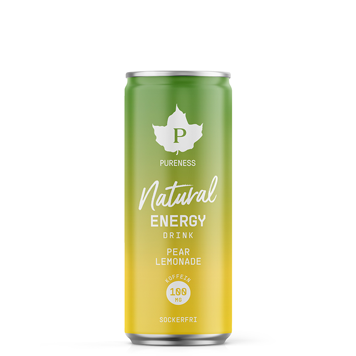 Natural Energidrikk 330 ml P&aelig;re Lemonade