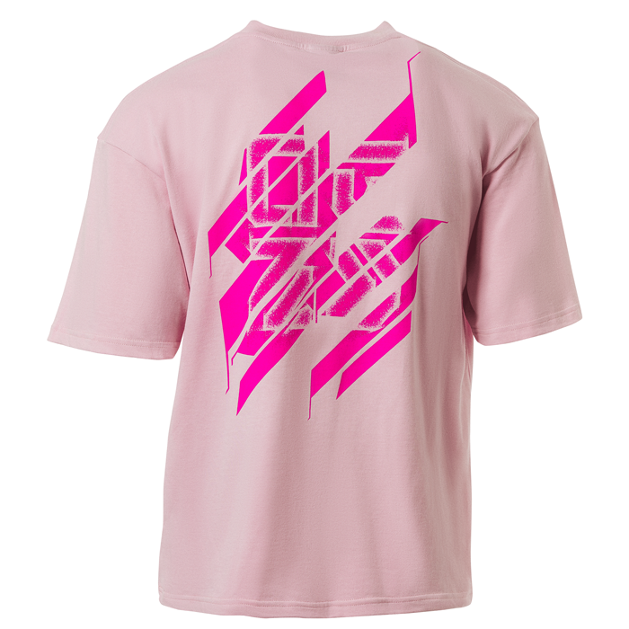 Nova Oversized T‑skjorte Unisex Lys Rosa