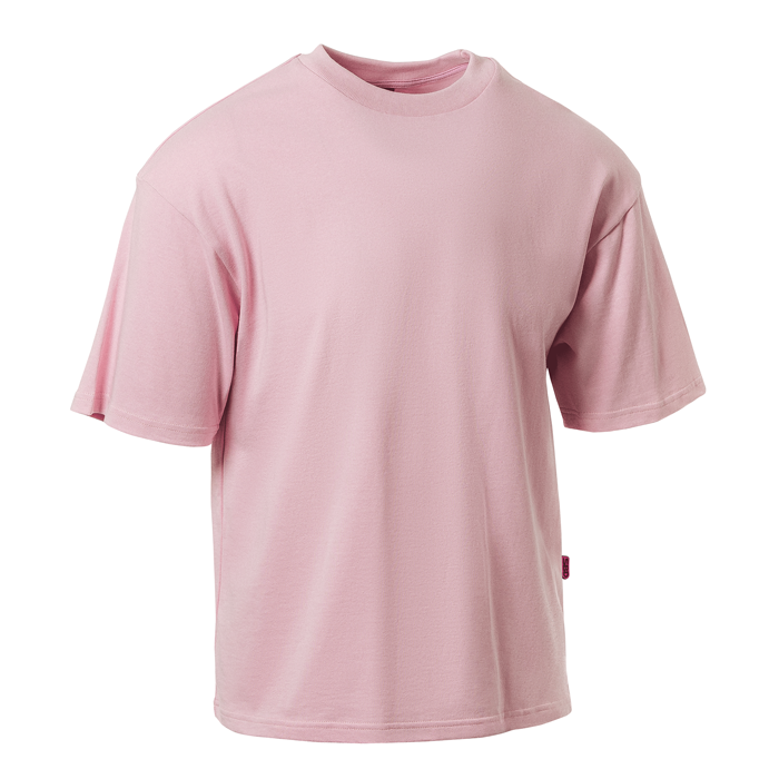 Nova Oversized T‑skjorte Unisex Lys Rosa