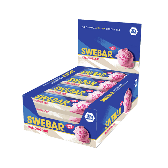 15 x Swebar Proteinbar 55 g rasberry_icecream
