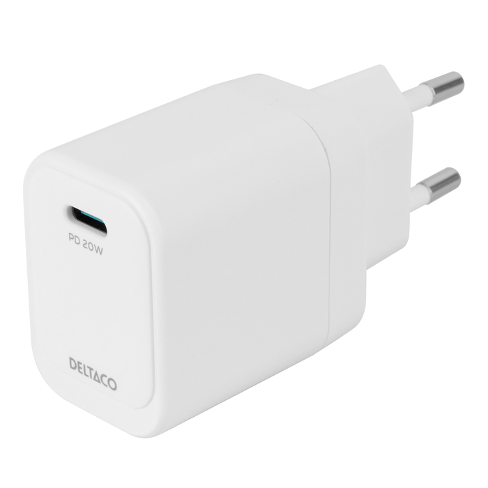 USB-C Vegglader PD 20 W Hvit