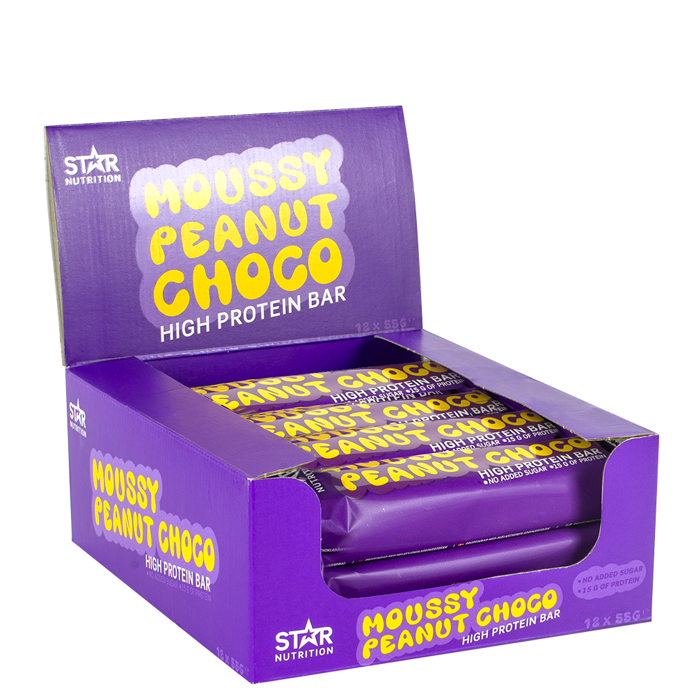 12 x Soft Proteinbar 55 g moussy_peanut_choco