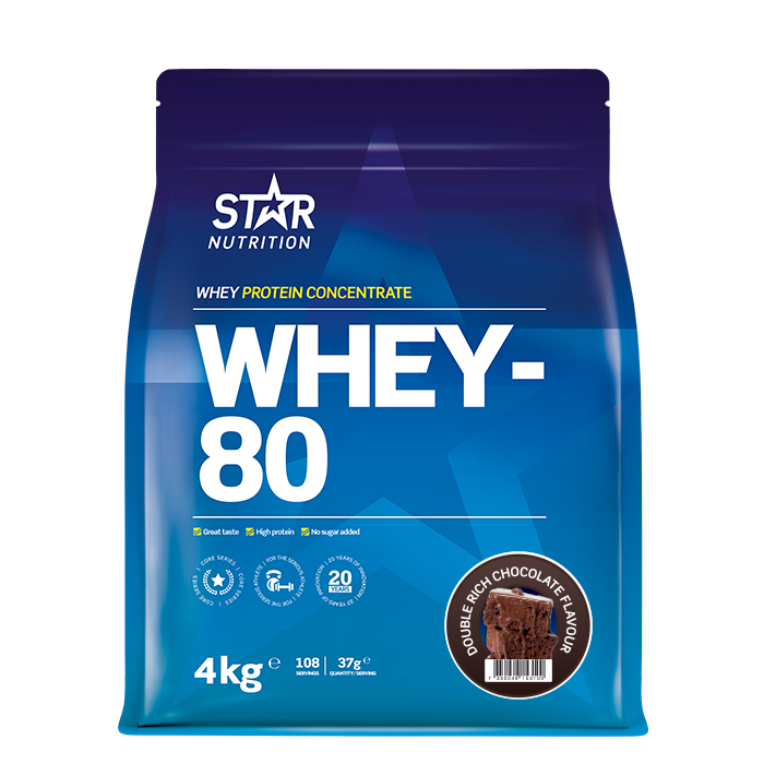Whey-80 Myseprotein 4 kg double_rich_chocolate