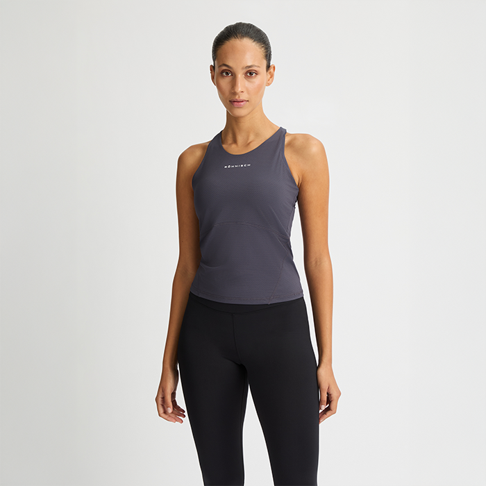 Jacquard Singlet Grå