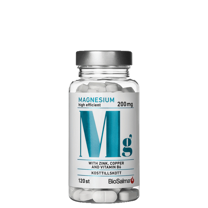 Bilde av Magnesium 200mg Plus Sink Kobber B6 120 Kapsler