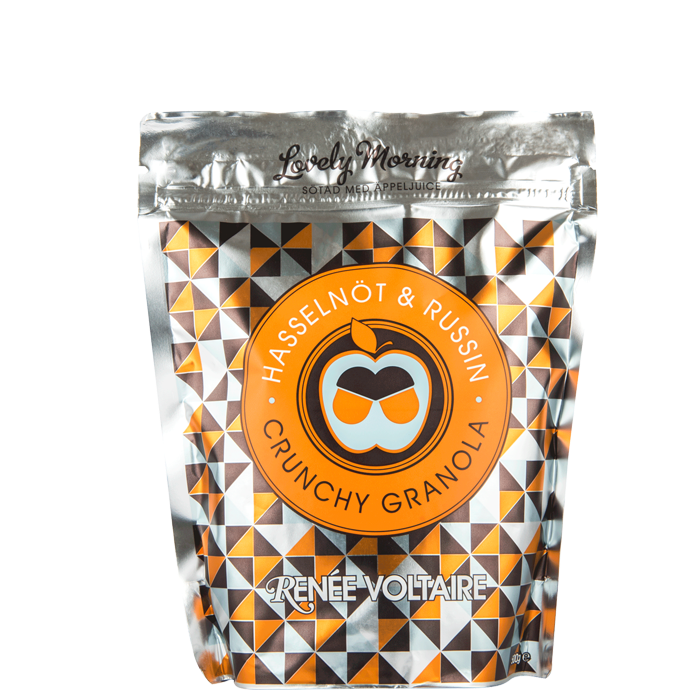 Granola Hasselnøtter og Rosiner, 500 g