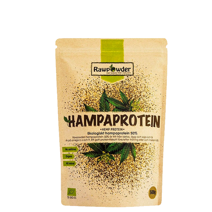 Økologisk Hamp Protein 50% 500 g