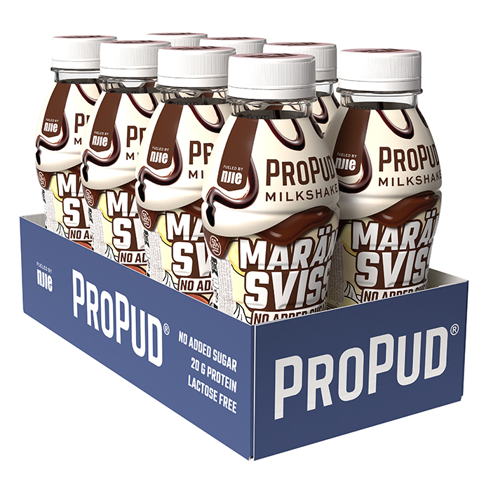 8 x ProPud Protein Milkshake, 330 ml Cappuccino