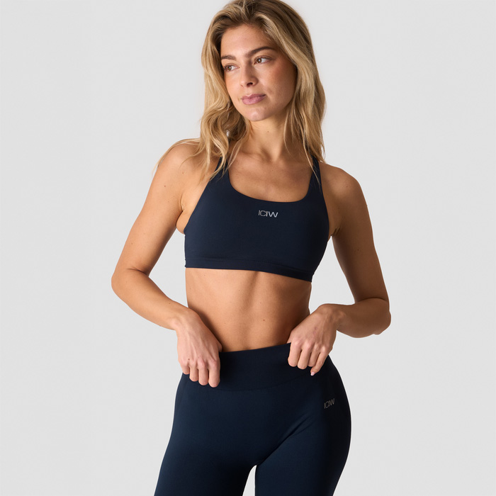 Smooth Seamless Sports‑BH M&oslash;rkebl&aring;
