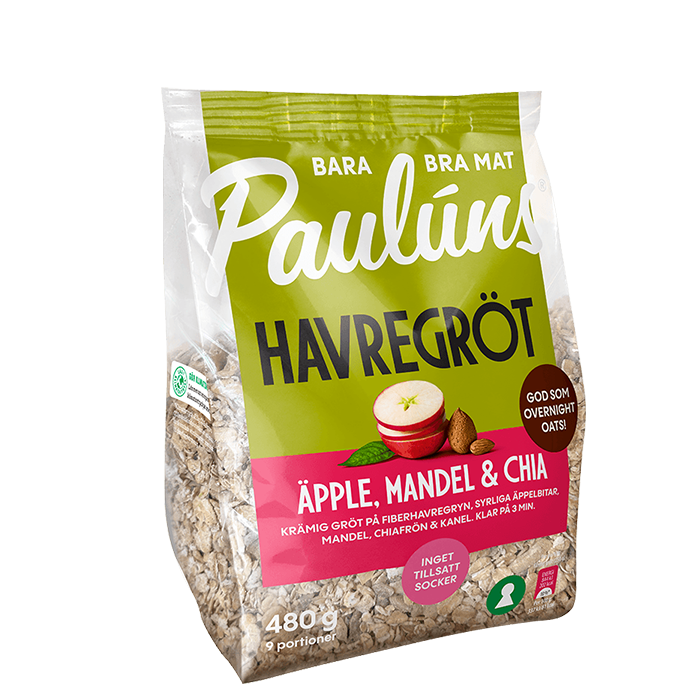 Grøt Eple Mandel Chia 480 g