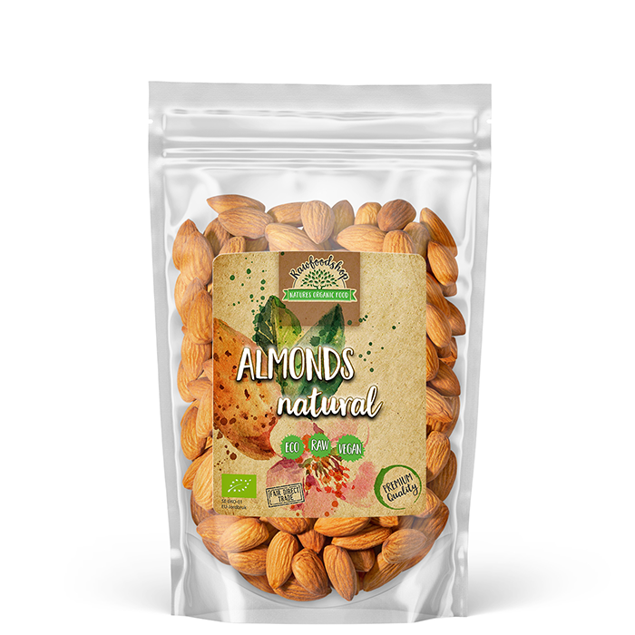 Raw Mandel, 500 gram