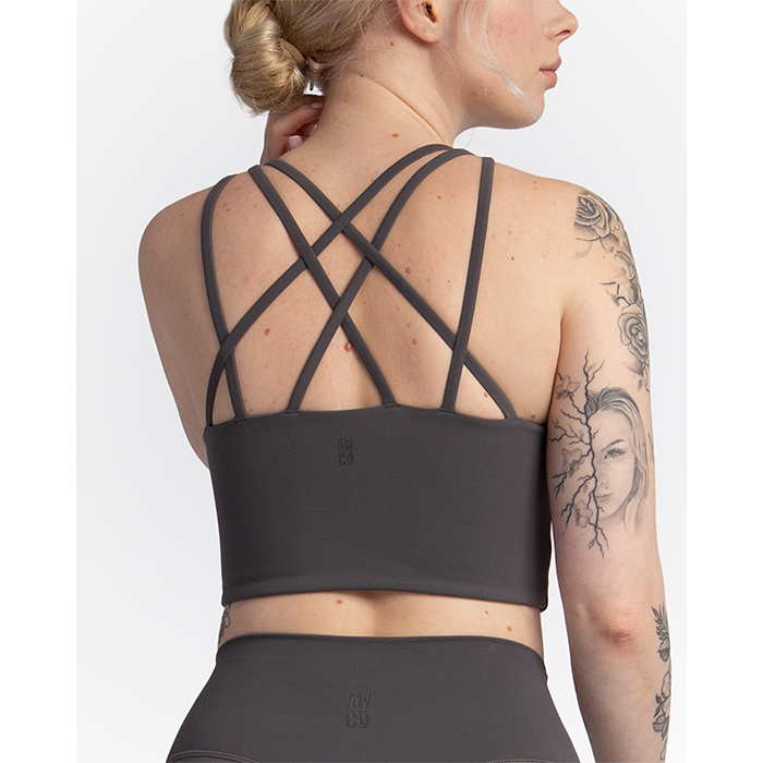 Studio Sports Bra, Graphite Grey