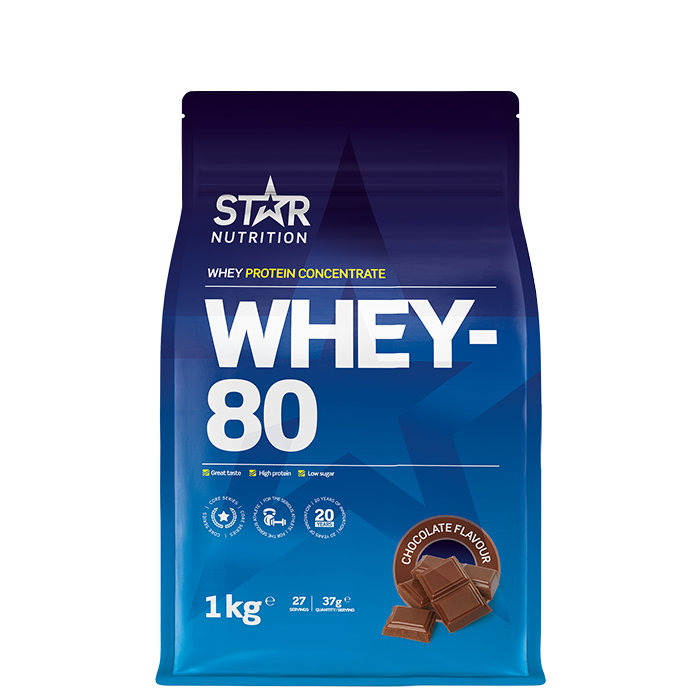 Whey-80 Myseprotein 1 kg