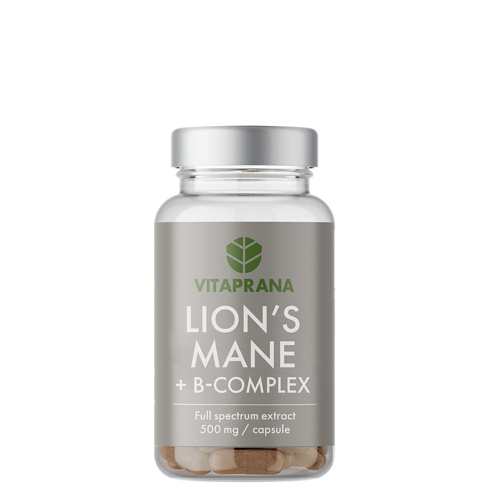 Lion´s Mane + B complex, 50 kapslar