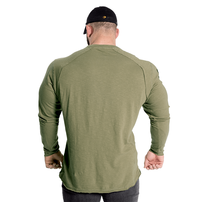Throwback LS Tee, Wash Green
