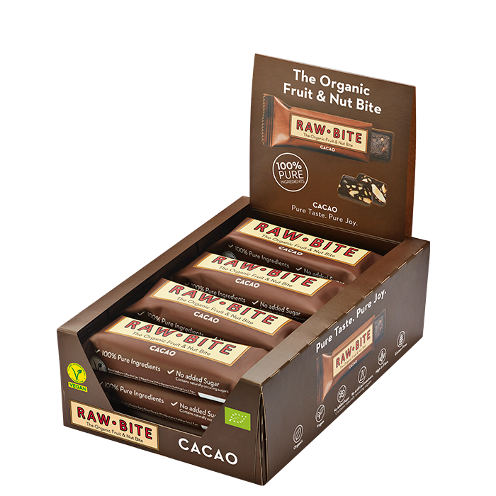 12 x Frukt & N&oslash;ttbar 50 g choklad