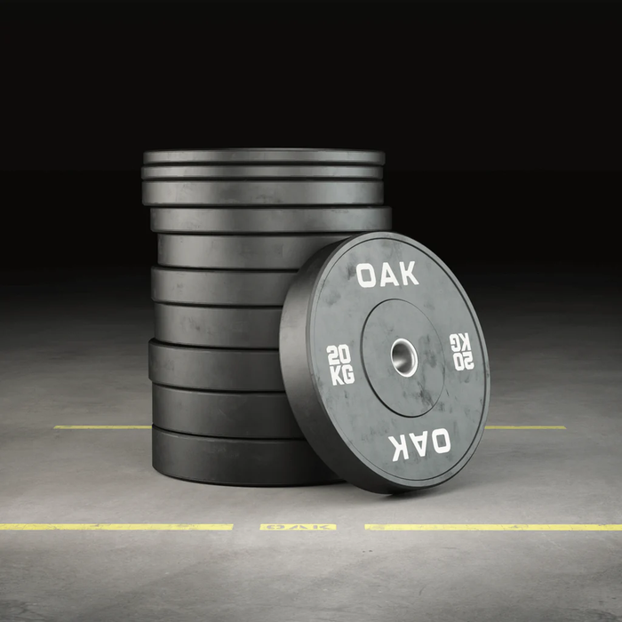 OAK Bumper Vektskiver 100 kg Pakke