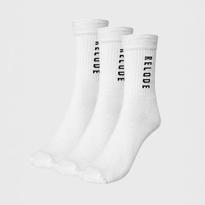 Training Socks 3‑pakning Hvit