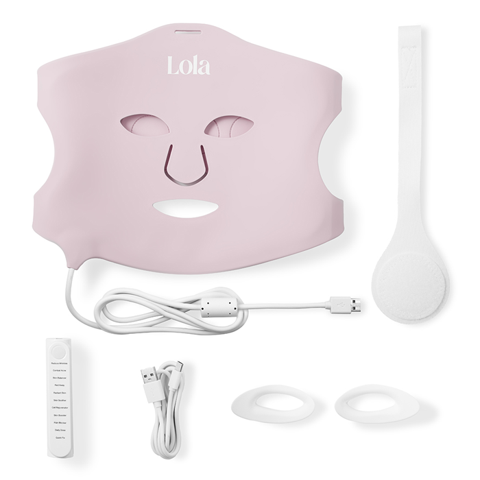 Glow LED Ansiktsmaske Rosa