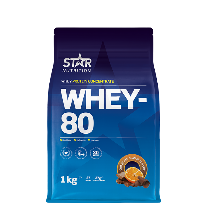Whey-80 Myseprotein 1 kg